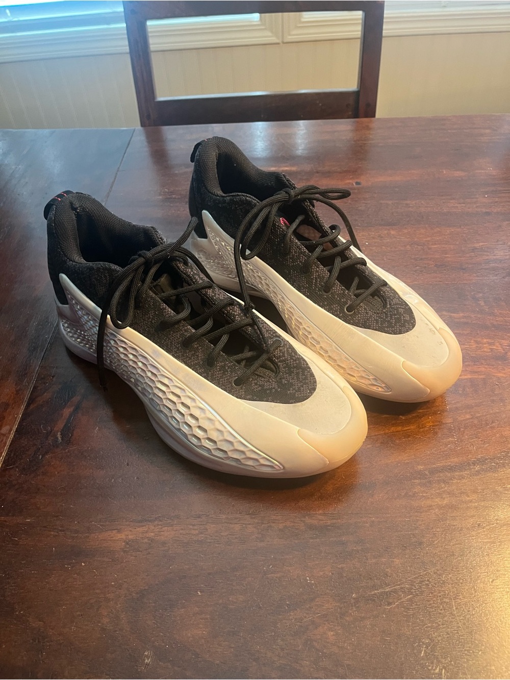 adidas Black and Light Beige Low-Top Sneakers